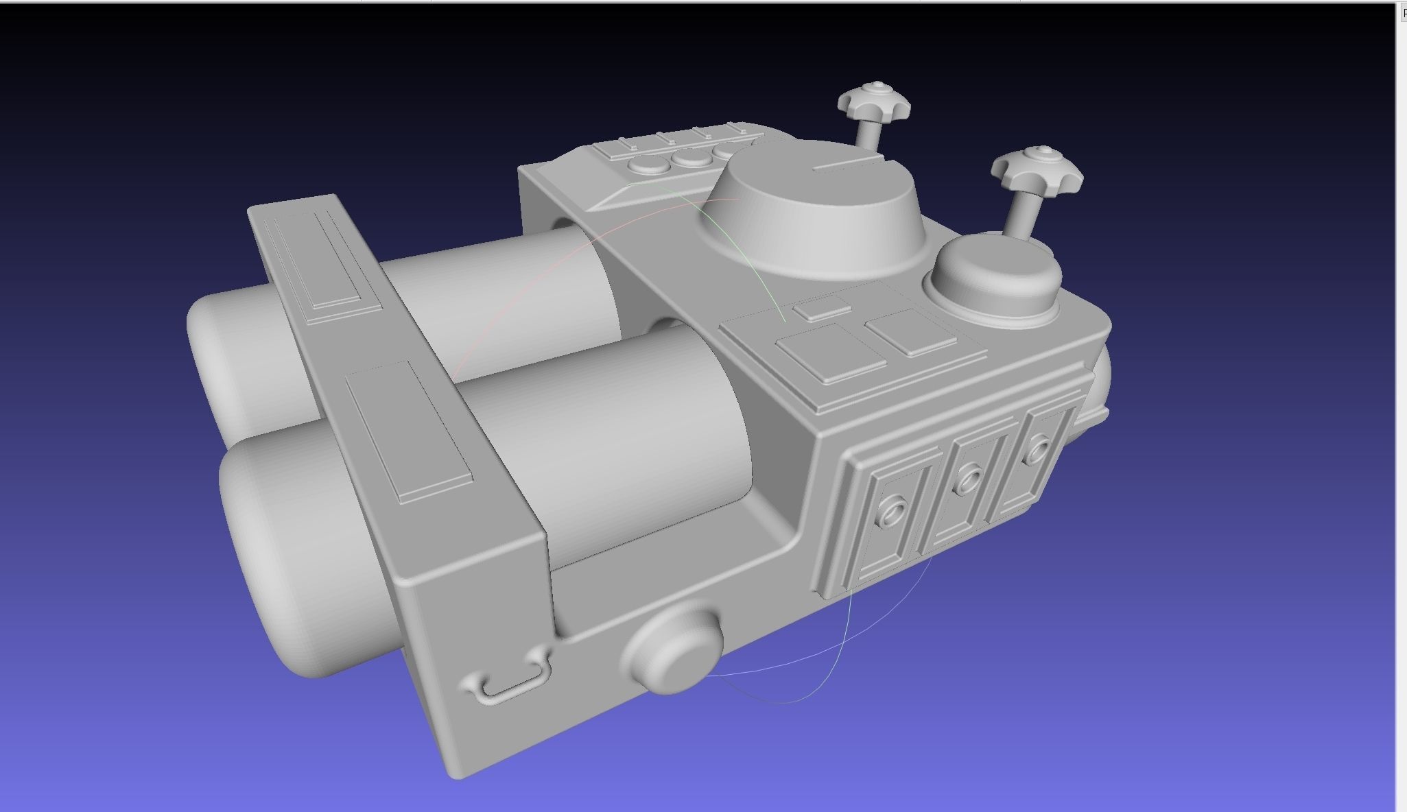 ALIEN Spacesuit Backpack 3D print model_19