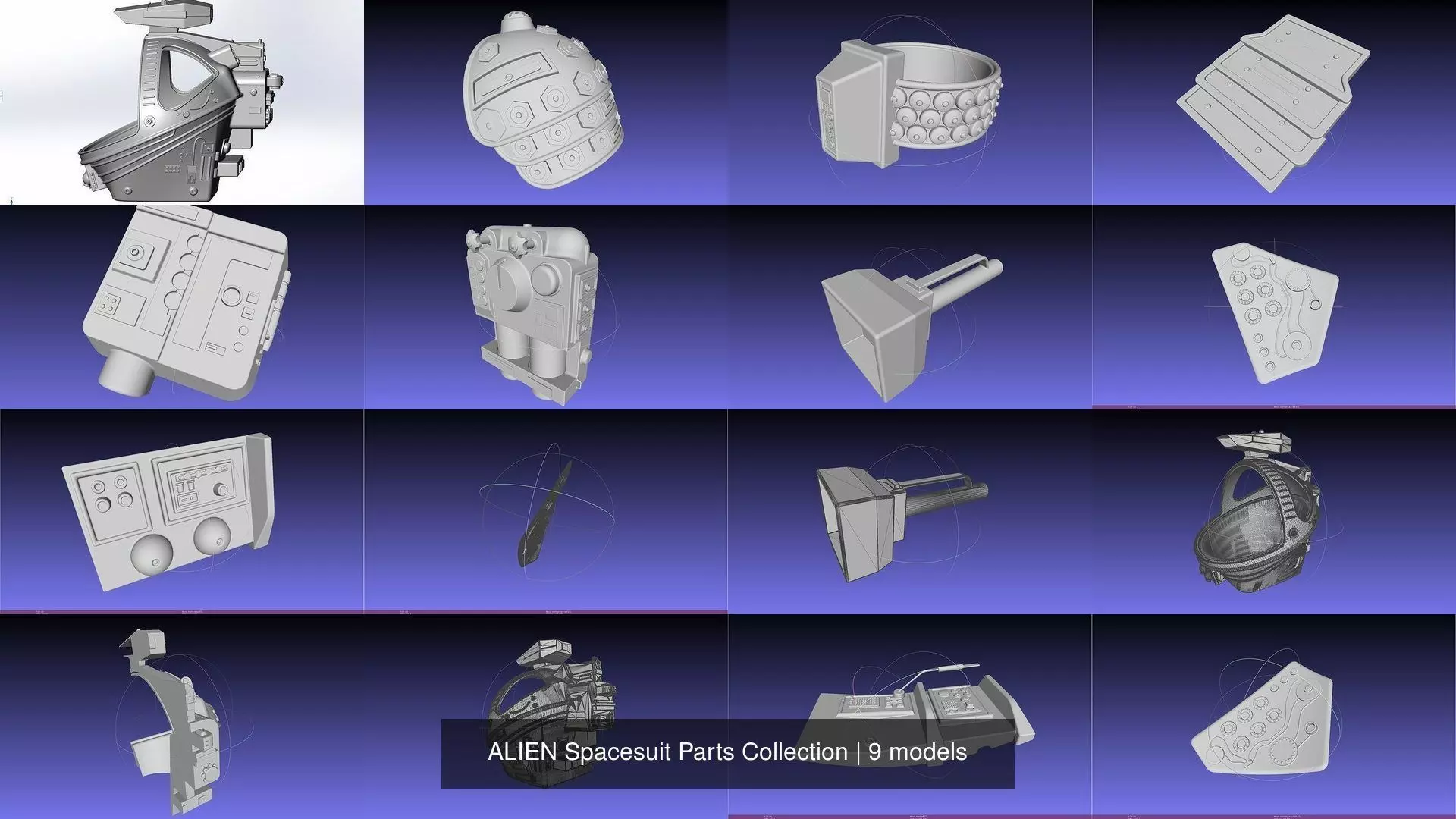 ALIEN Spacesuit Parts Collection _0