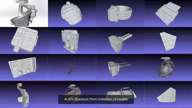 ALIEN Spacesuit Parts Collection 