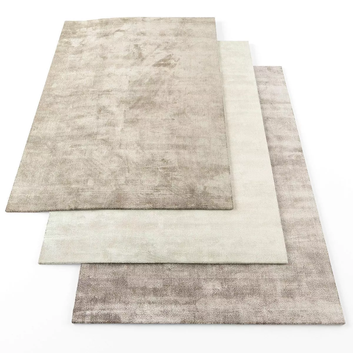 Rugs-472 three rugs Low-poly 3D model_0