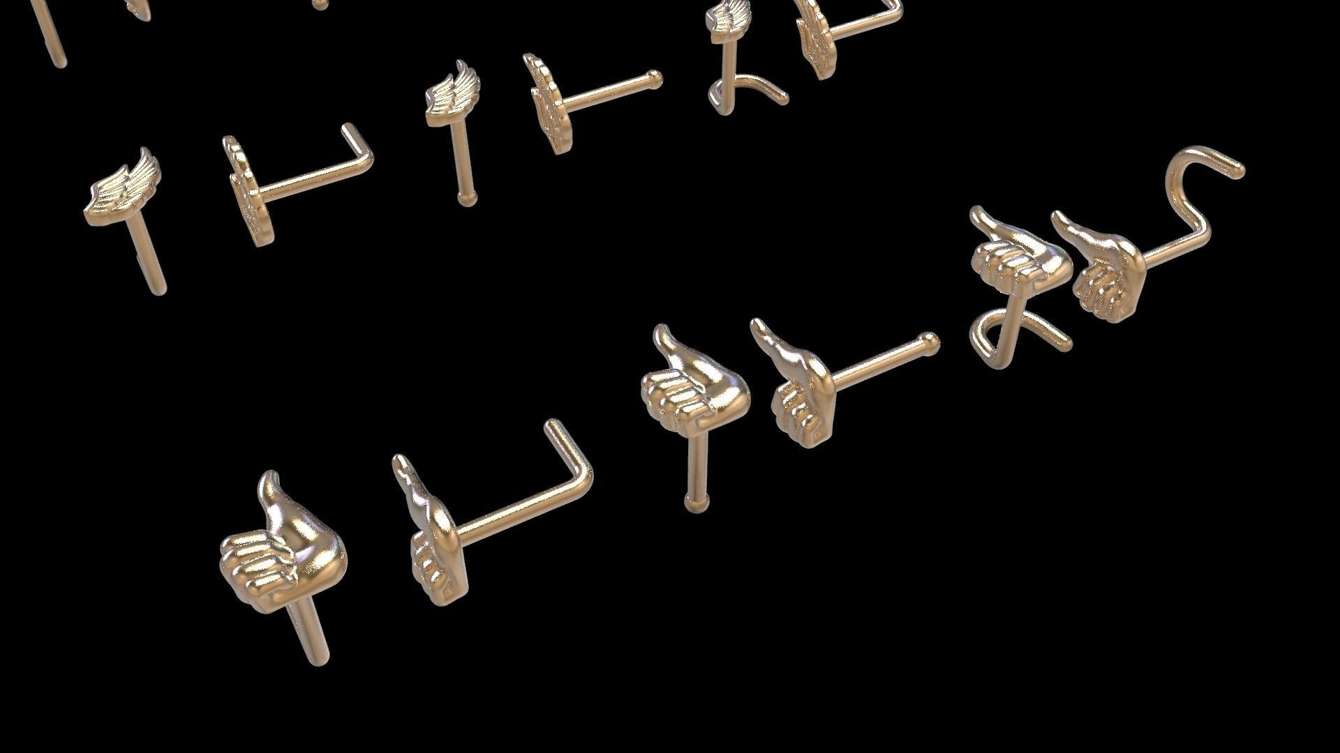 Piercing E0-0000065 3D print model_1