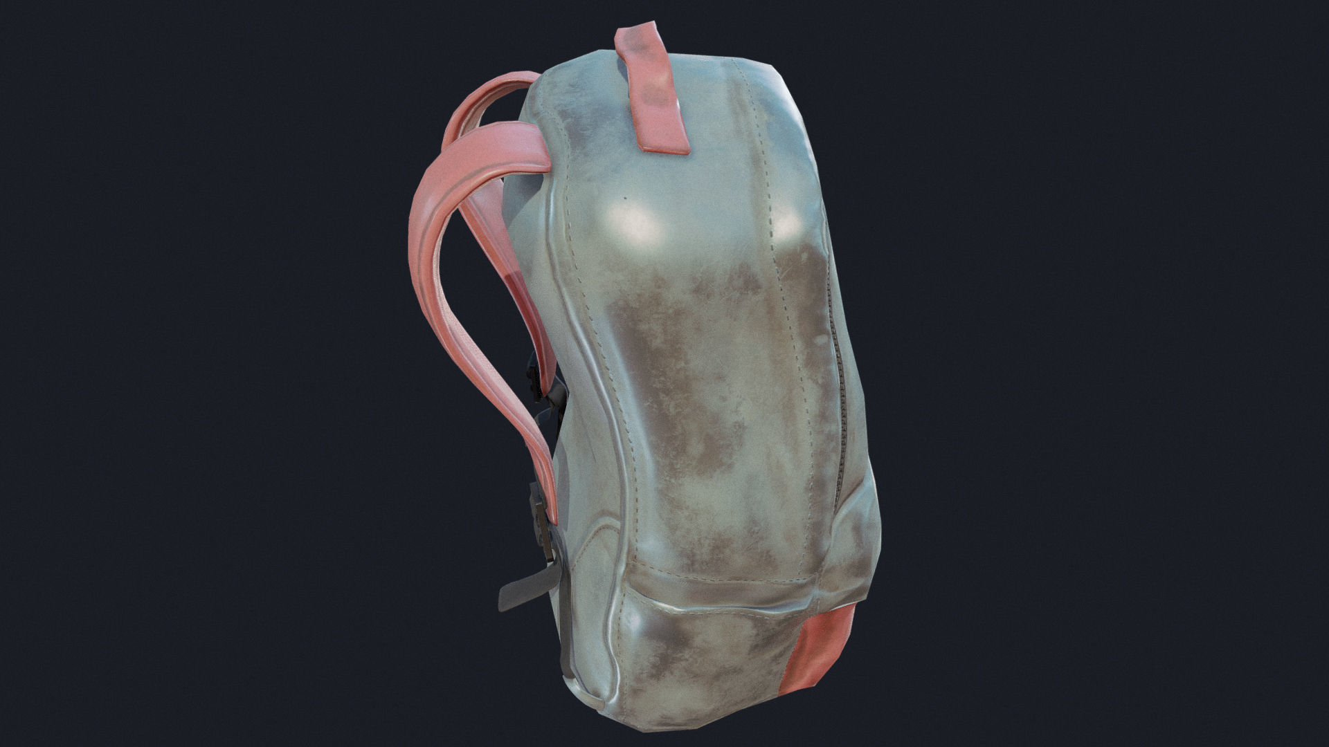 Baggy Bear Bag Low-poly 3D model_12