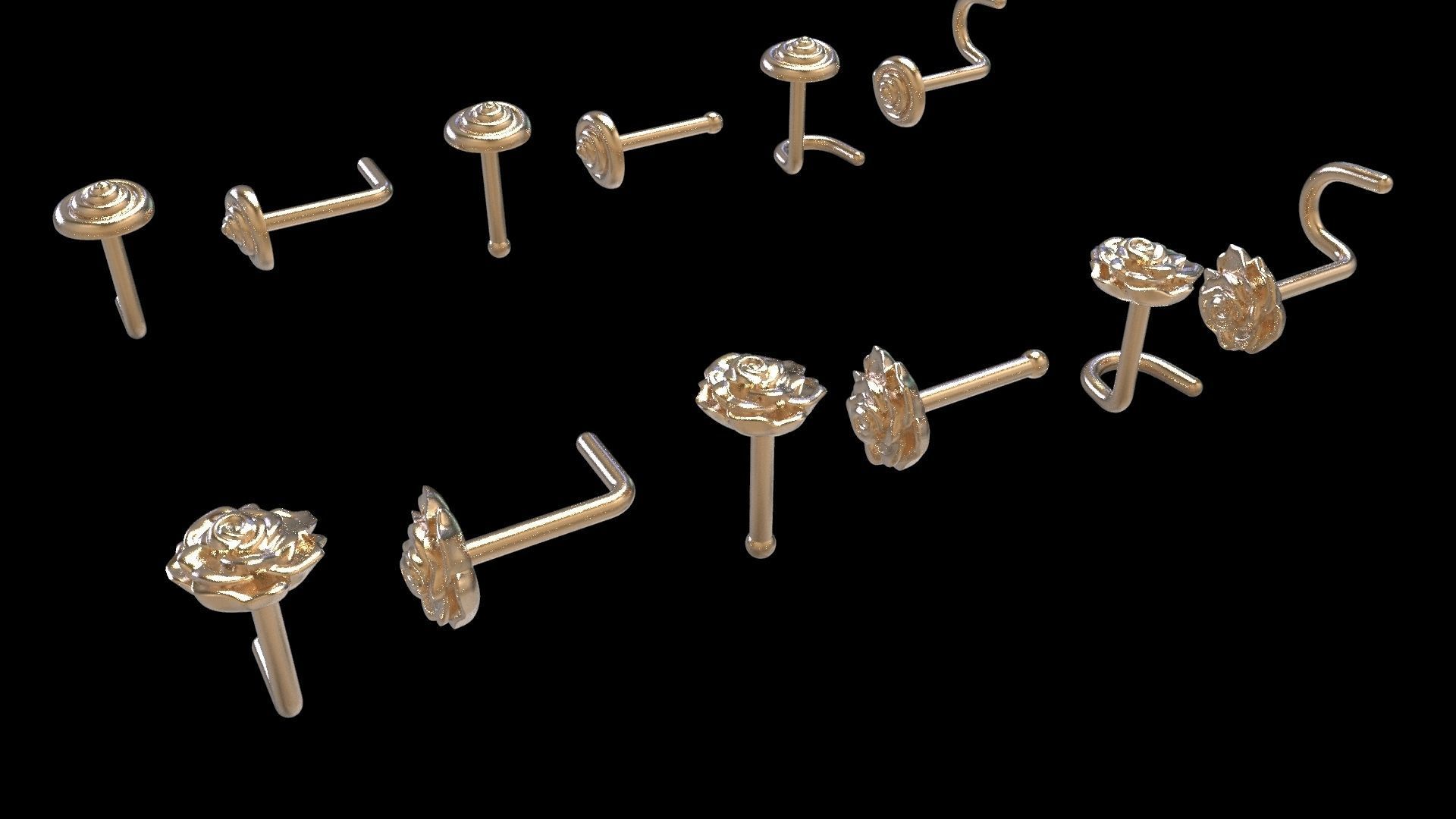 Piercing E0-0000073 3D print model_1
