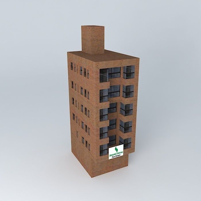 Social Security Sincelejo Free 3D model_2