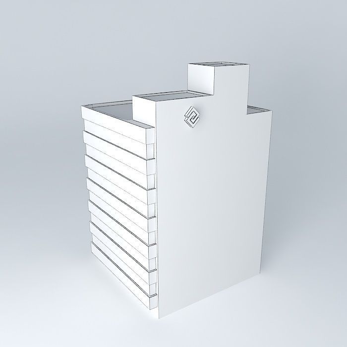 Building Banco de Occidente (incelejo Free 3D model_3