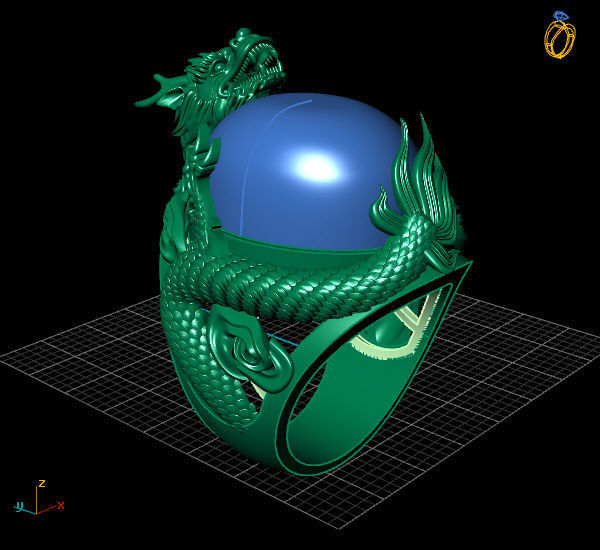 RIGHT OF DRAGON 3D print model_2