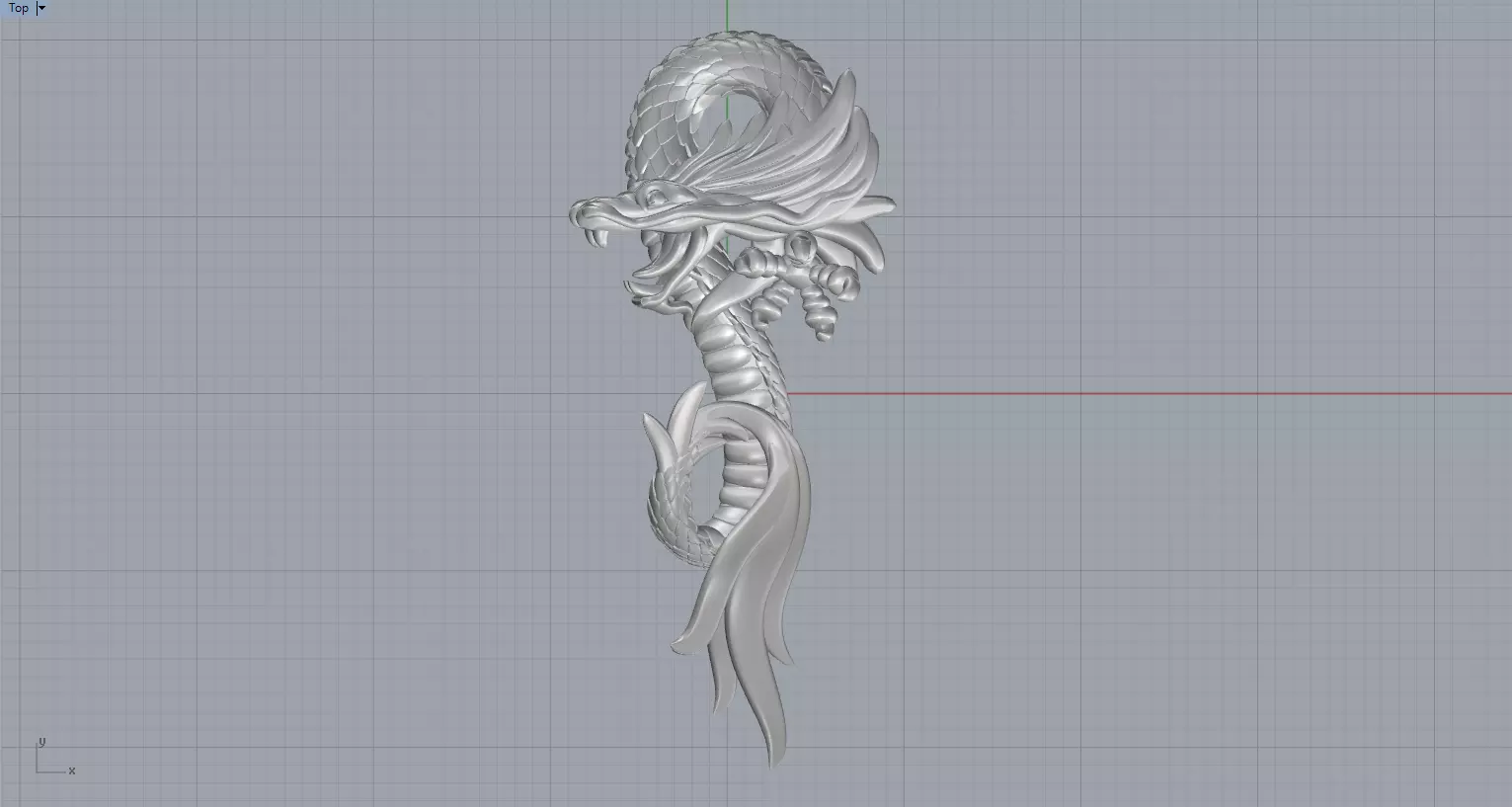 Magerit - Dragon pendant 3D print model