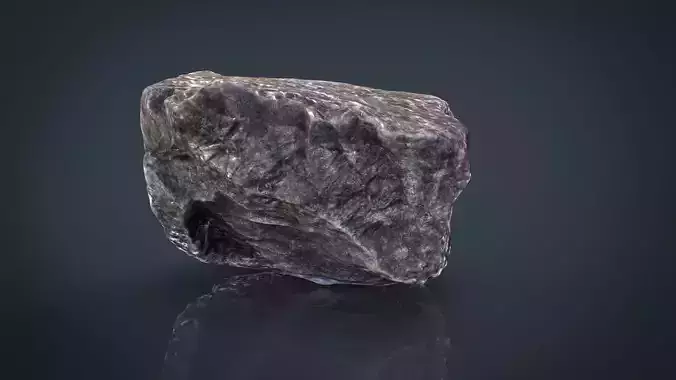 Stone rock 3D model