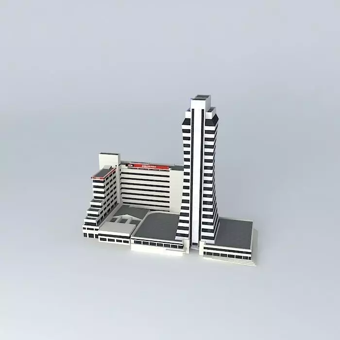 Miss Universe Building Free 3D model_0