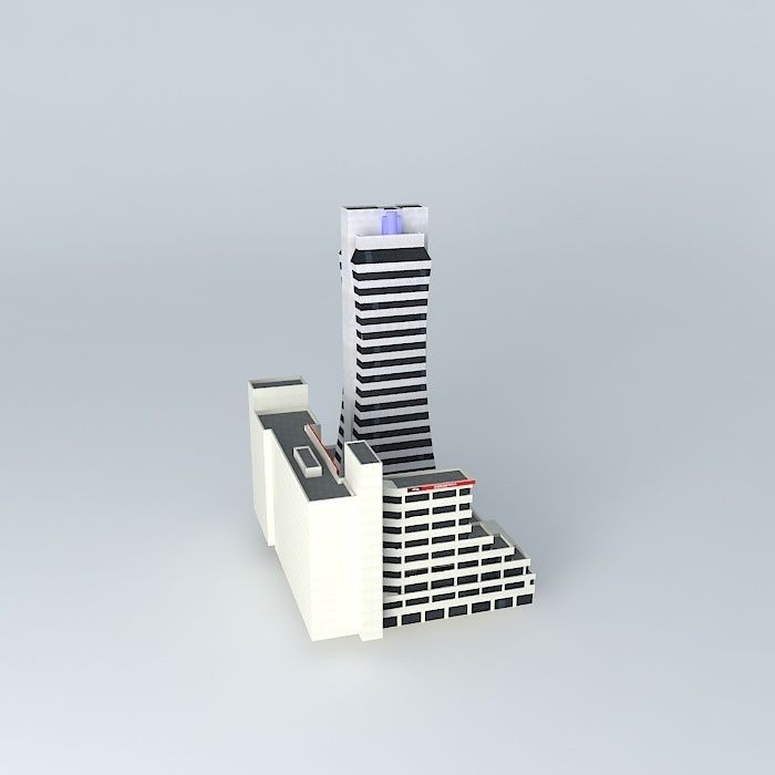 Miss Universe Building Free 3D model_1