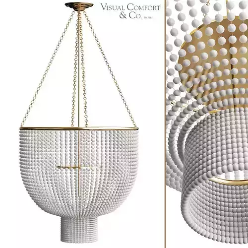 Jacqueline Two-Tier Chandelier by Visual Comfort