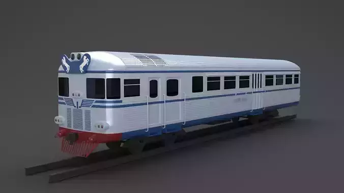 TRAIN KA KUDA PUTIH-MCDW 300 3D model