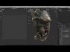 Old brass knocker Low-poly 3D model_1