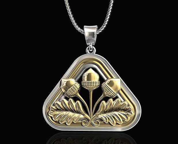 Closed Lotus pendant  3D print model