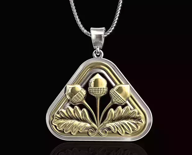 Closed Lotus pendant  3D print model