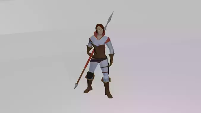 Two characters with weapon pack