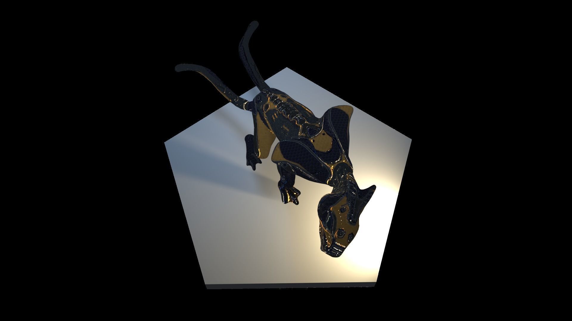 Low poly rigged creature E-Thed Low-poly 3D model_21