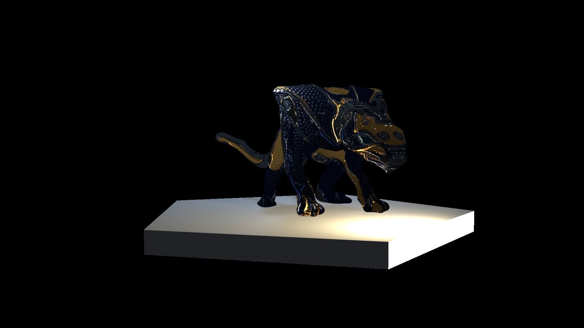 Low poly rigged creature E-Thed Low-poly 3D model_26