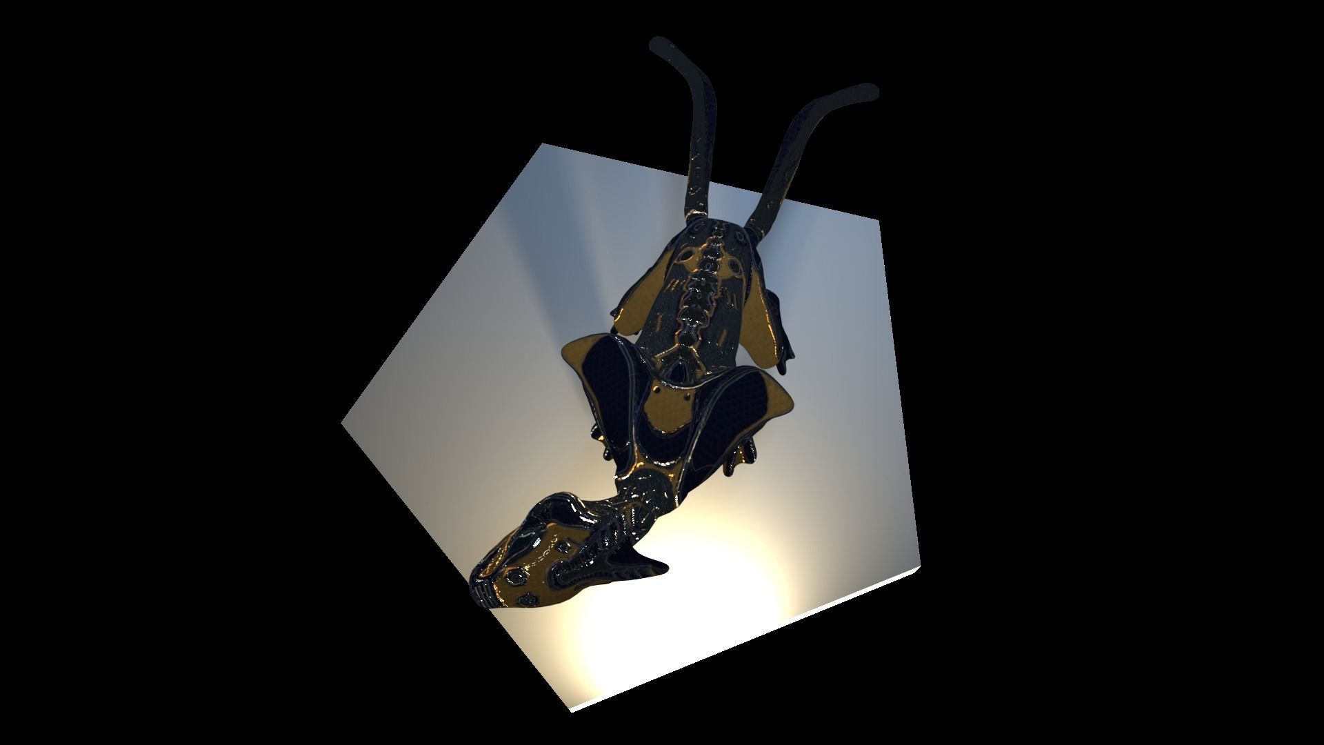 Low poly rigged creature E-Thed Low-poly 3D model_20