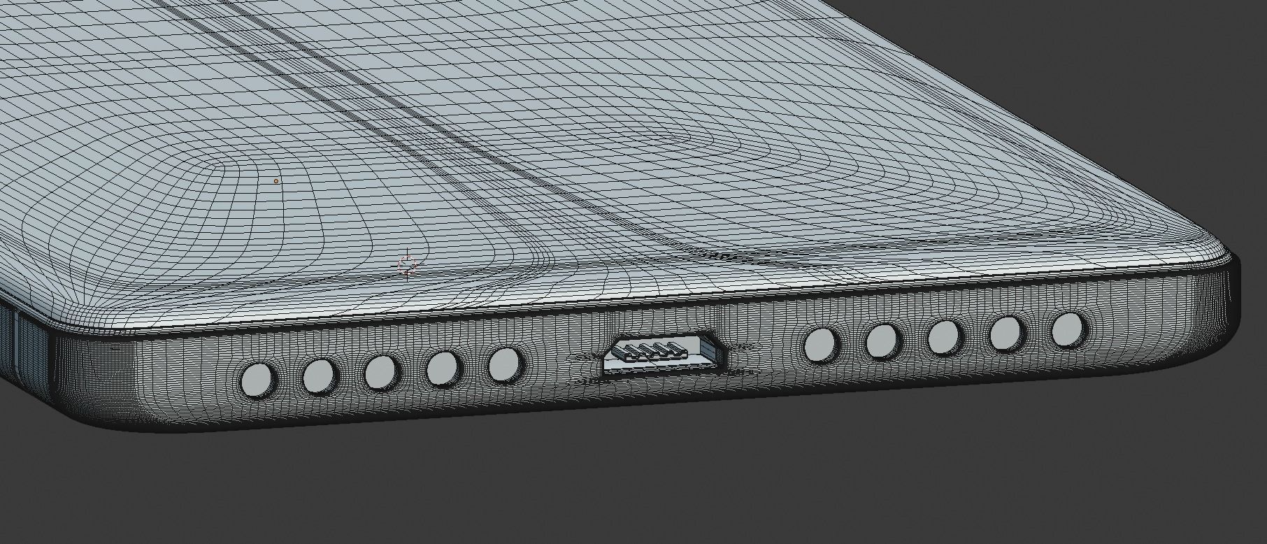 Smartphone Xiaomi Redmi Note 4X 3D model_4