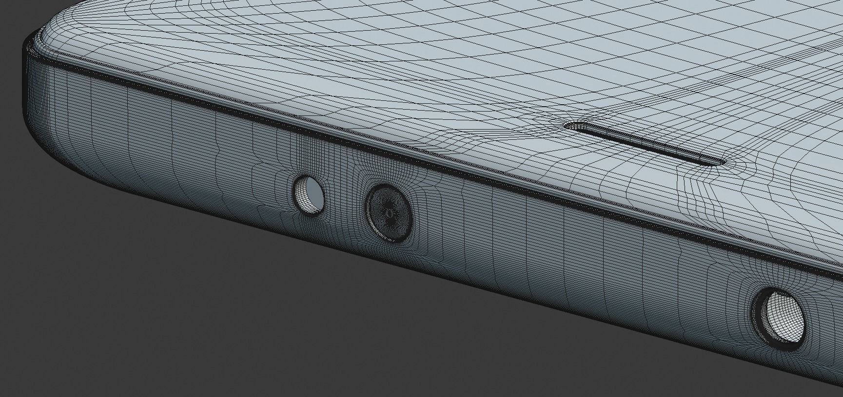 Smartphone Xiaomi Redmi Note 4X 3D model_7