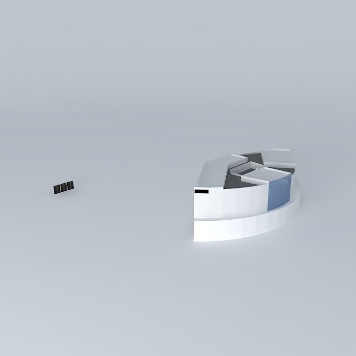 C C Miramar building Free 3D model_1