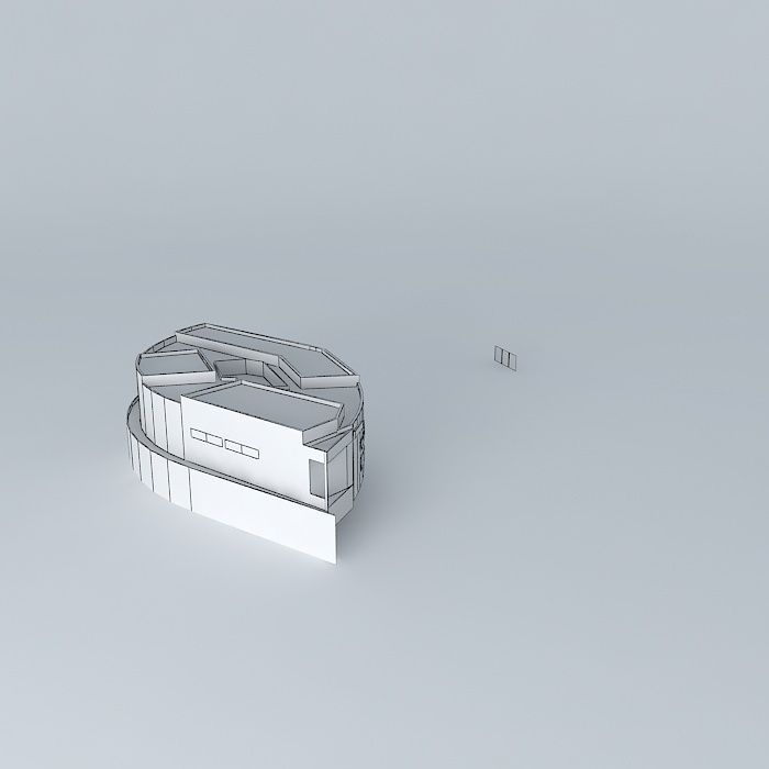 C C Miramar building Free 3D model_3