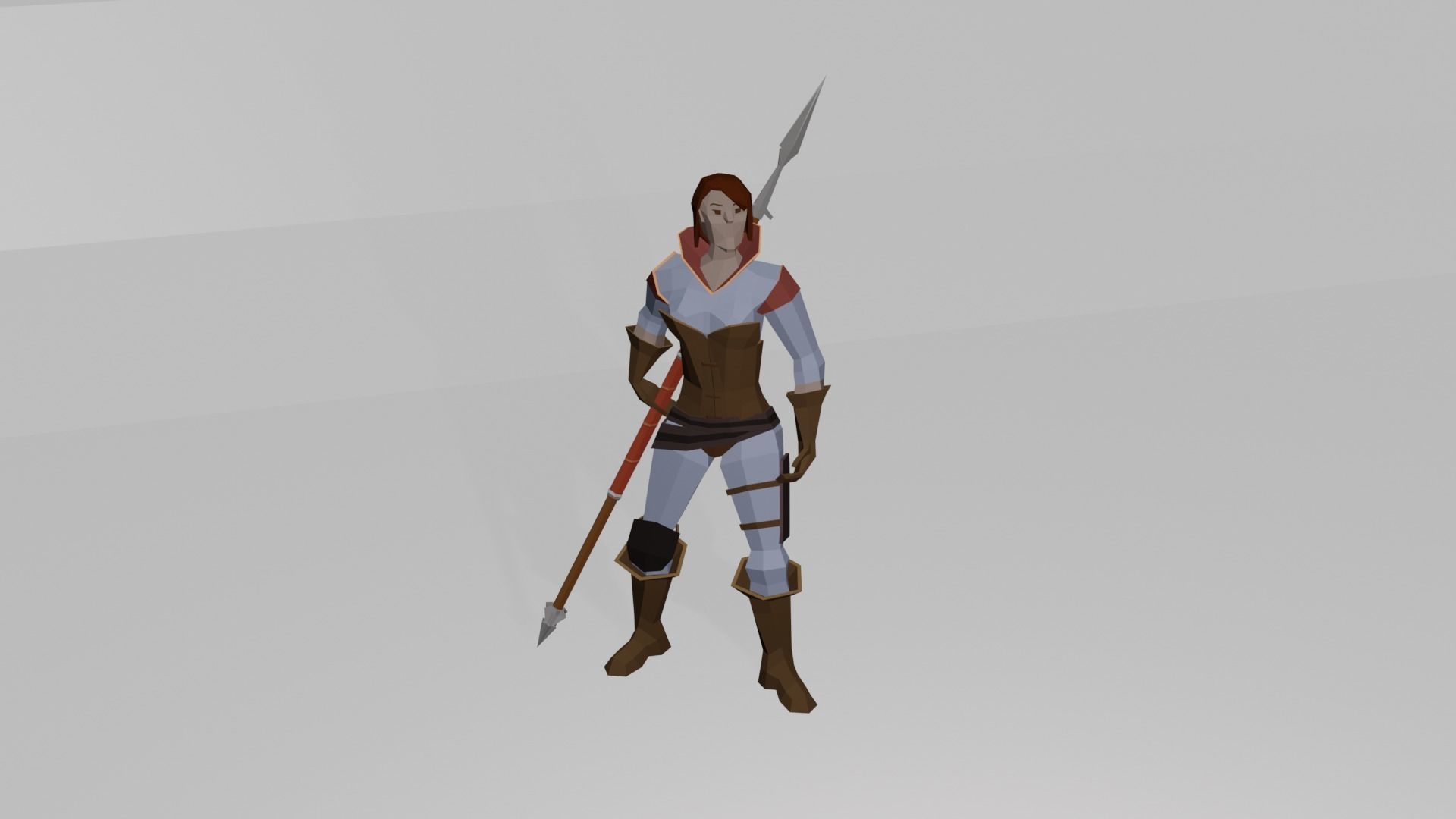 Dungeon complete set Low-poly 3D model_4