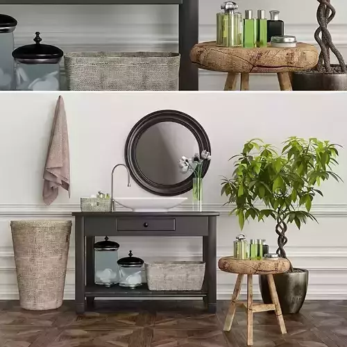 Restoration hardware bathroom