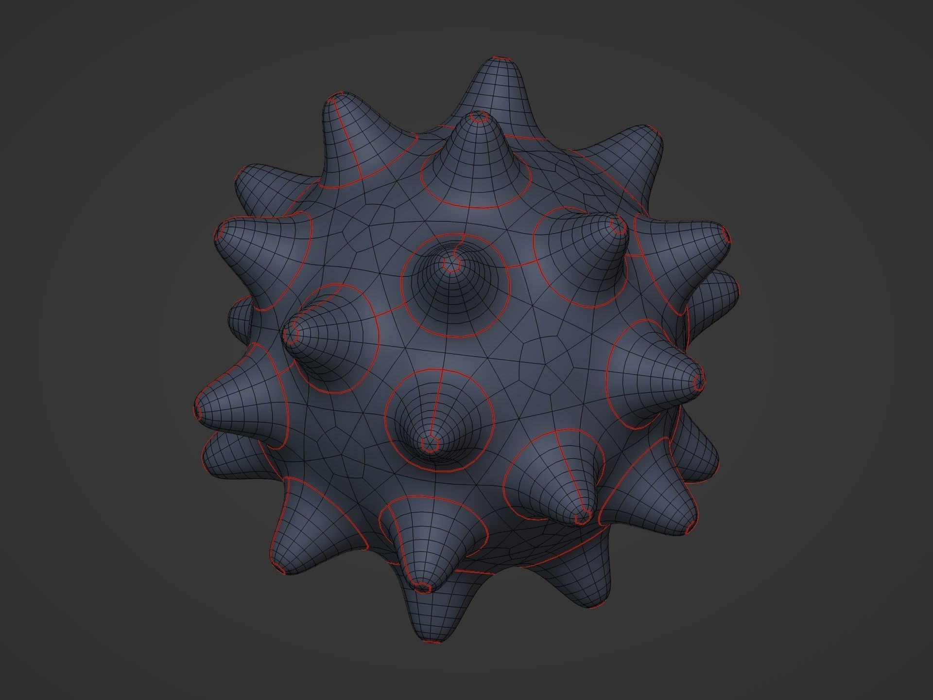 viruses and Cells Collection Low-poly 3D model_29