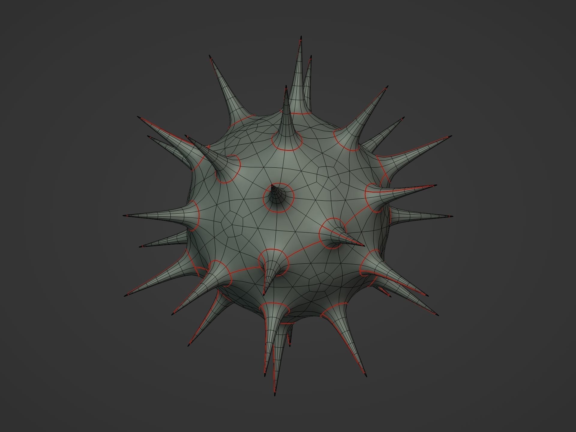 viruses and Cells Collection Low-poly 3D model_22