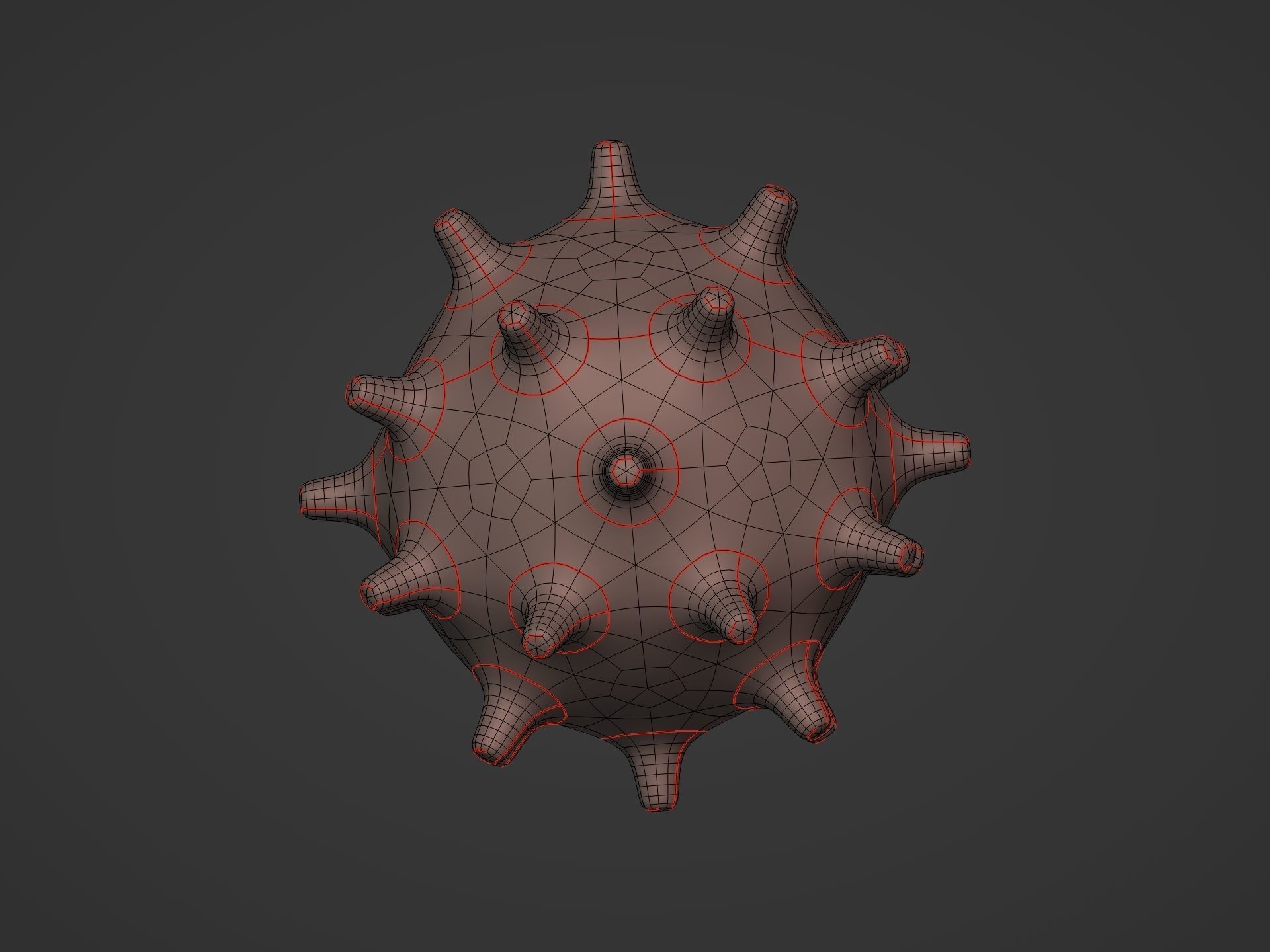 viruses and Cells Collection Low-poly 3D model_21