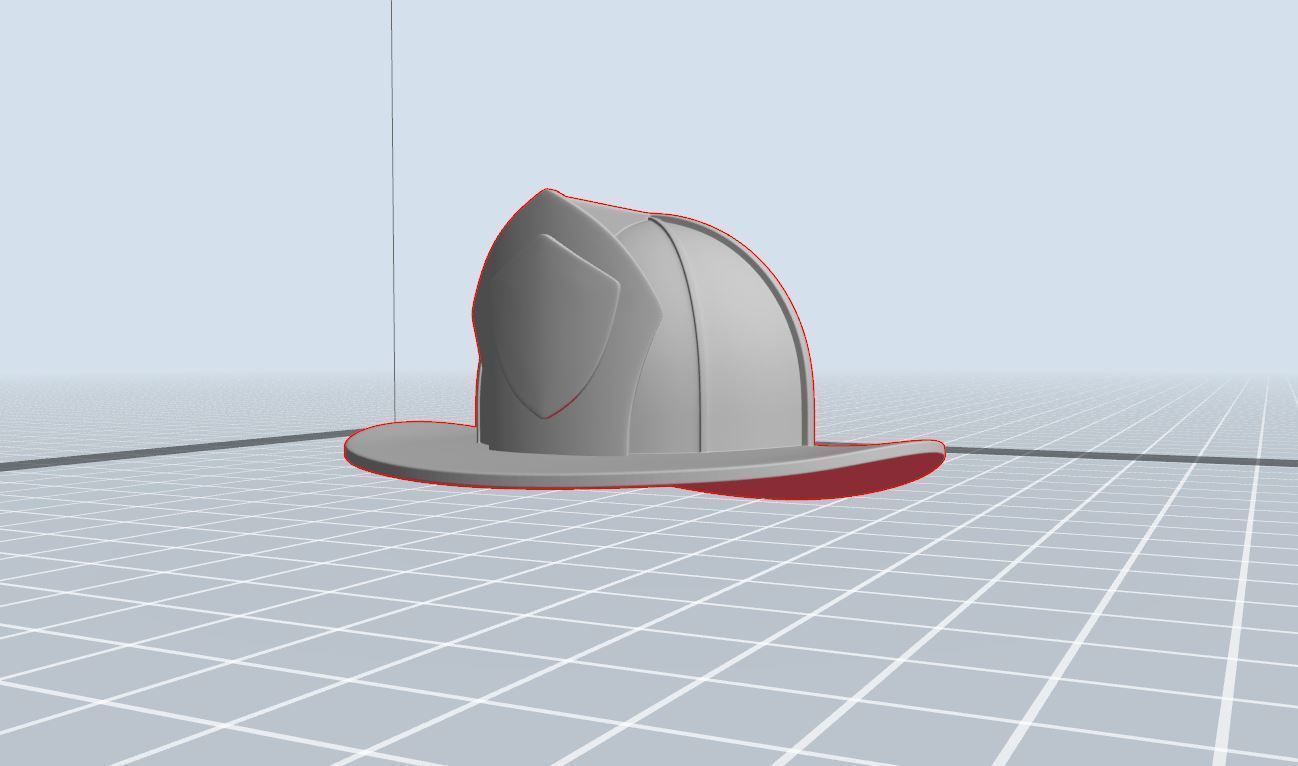 Firefighter Helmet 3D model_22