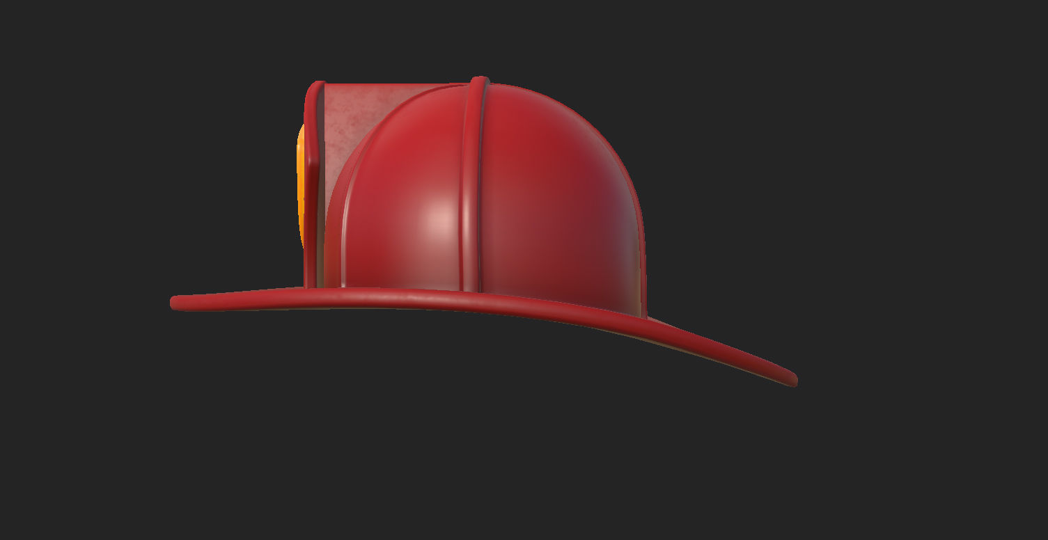 Firefighter Helmet 3D model_19