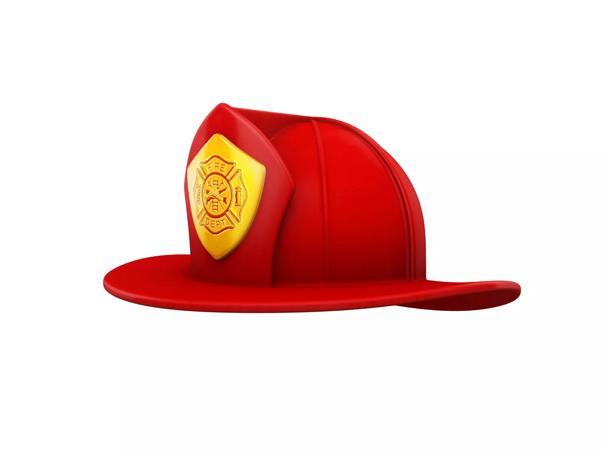 Firefighter Helmet 3D model_0