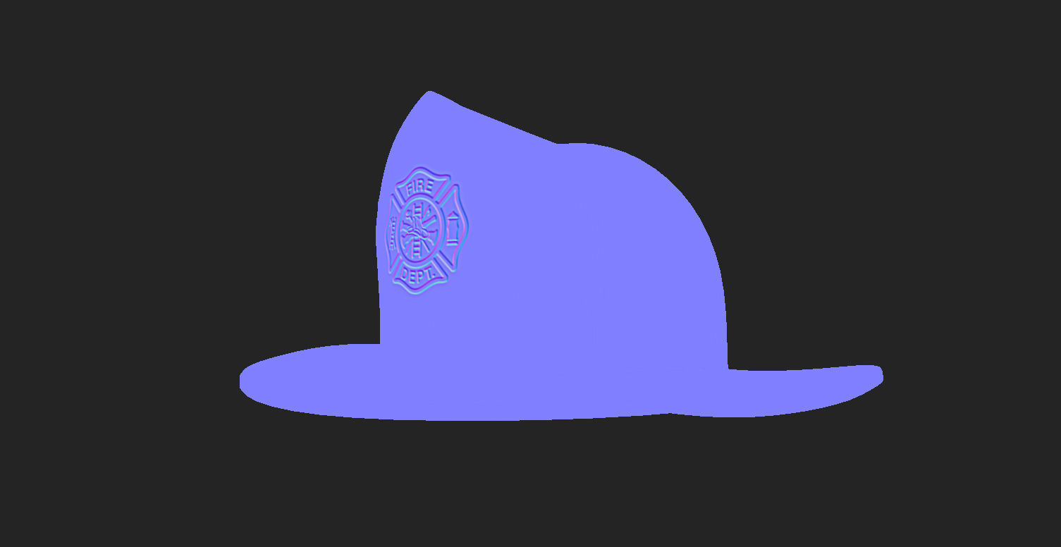 Firefighter Helmet 3D model_7