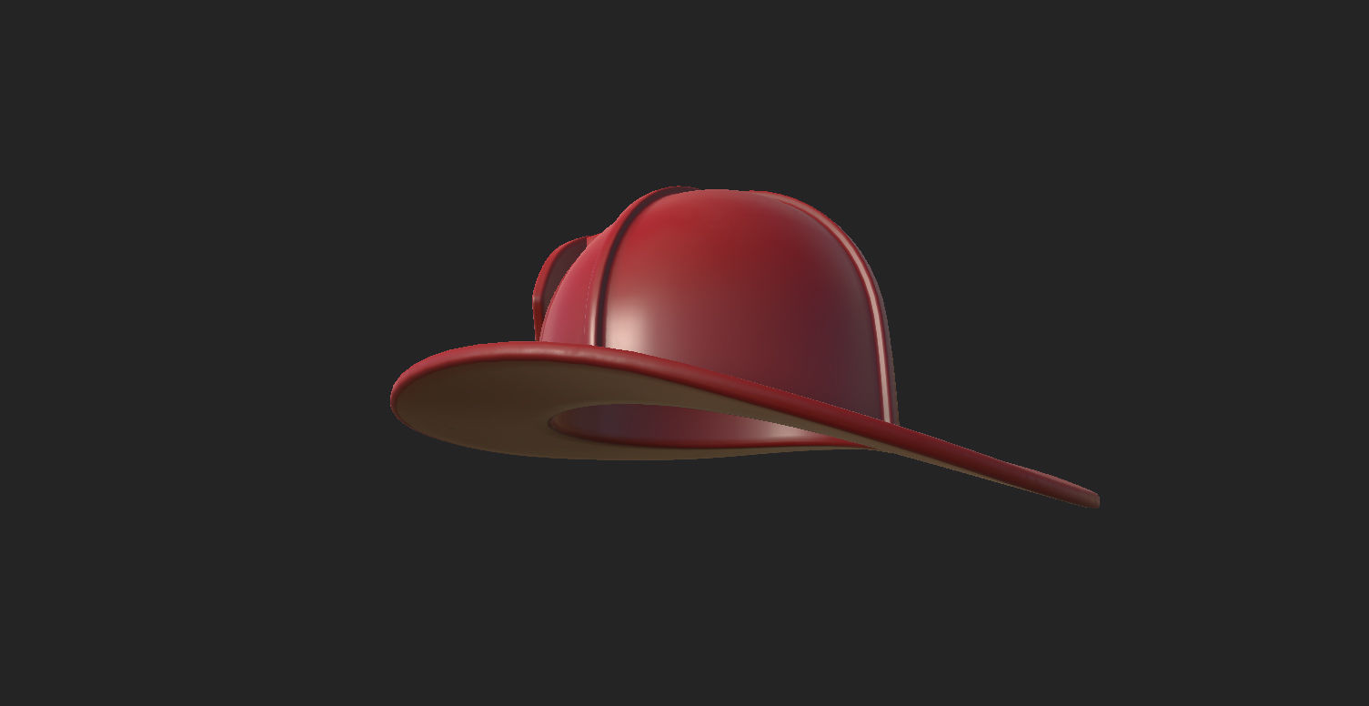 Firefighter Helmet 3D model_18