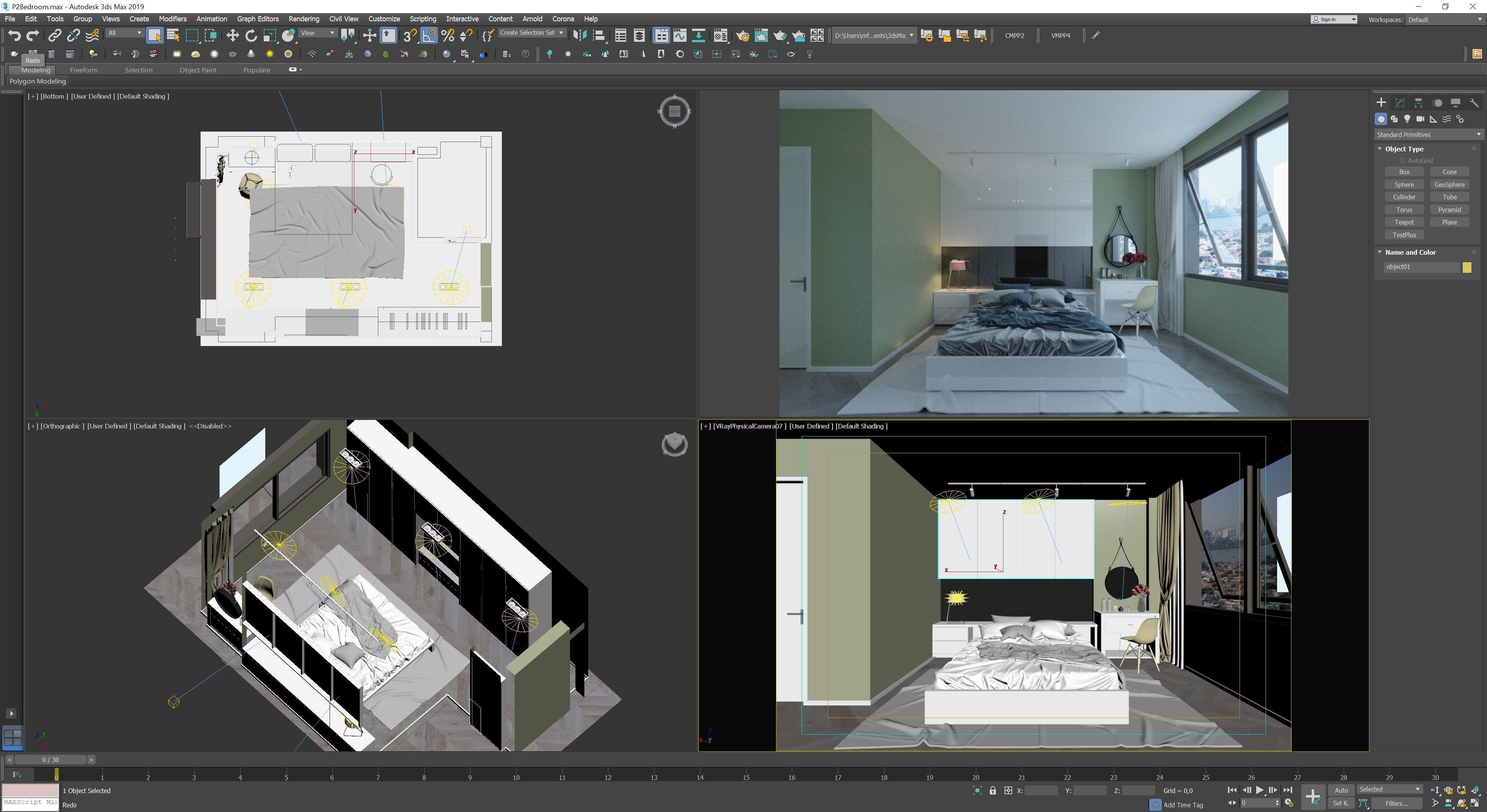 Full Apartment Exterior and Interior Scene 3D model 3D model_7