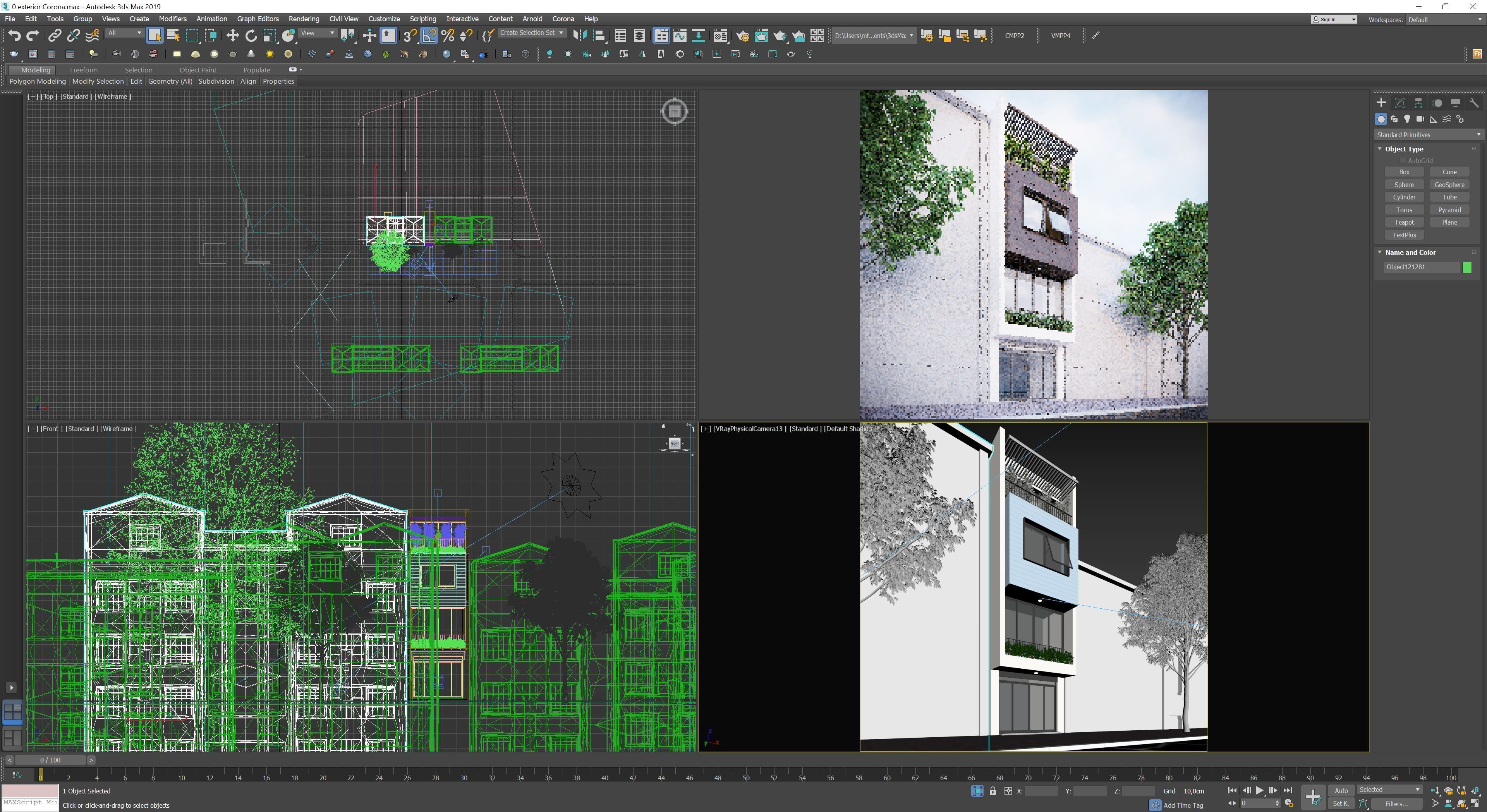 Full Apartment Exterior and Interior Scene 3D model 3D model_5