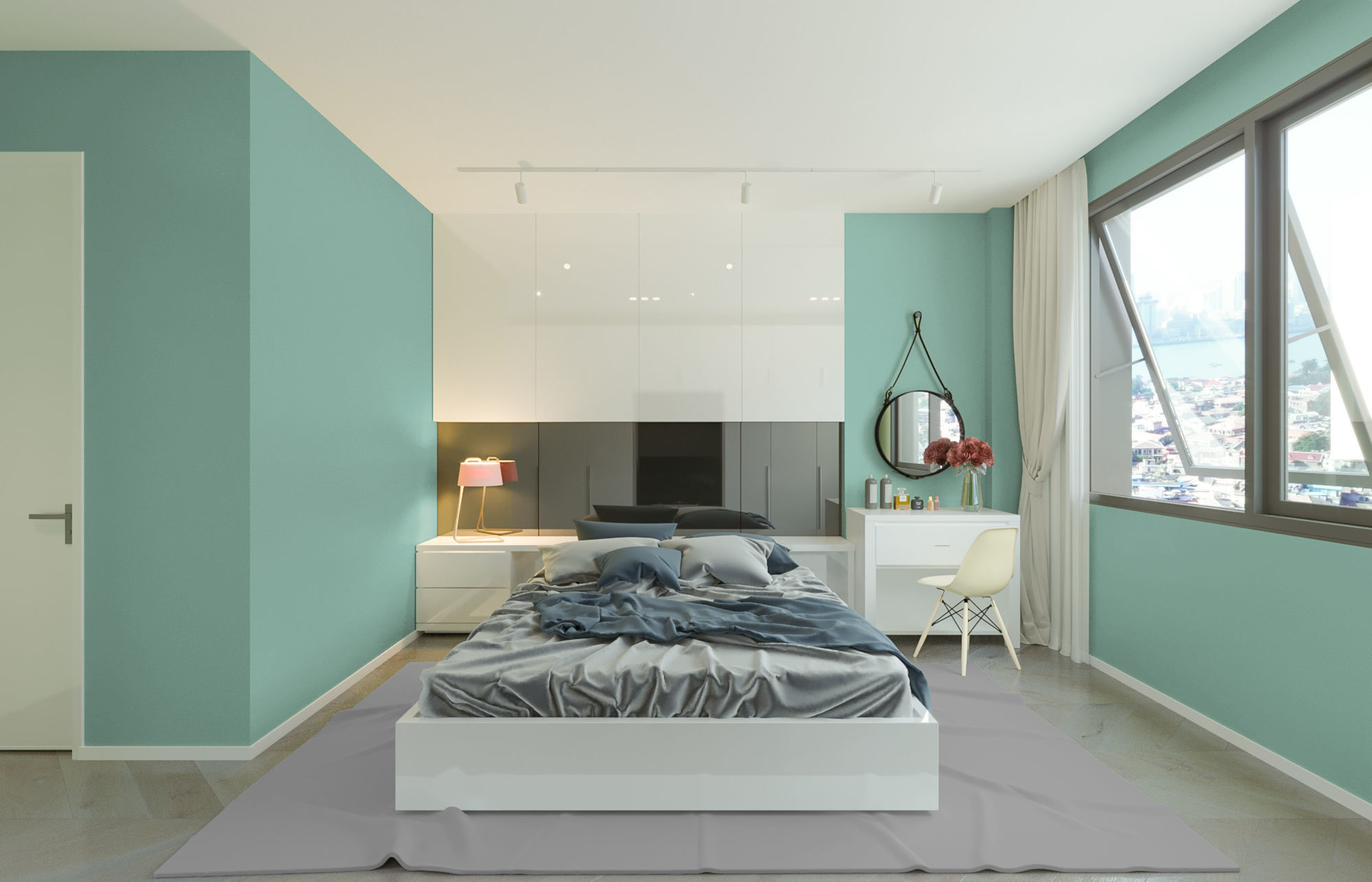 Full Apartment Exterior and Interior Scene 3D model 3D model_4