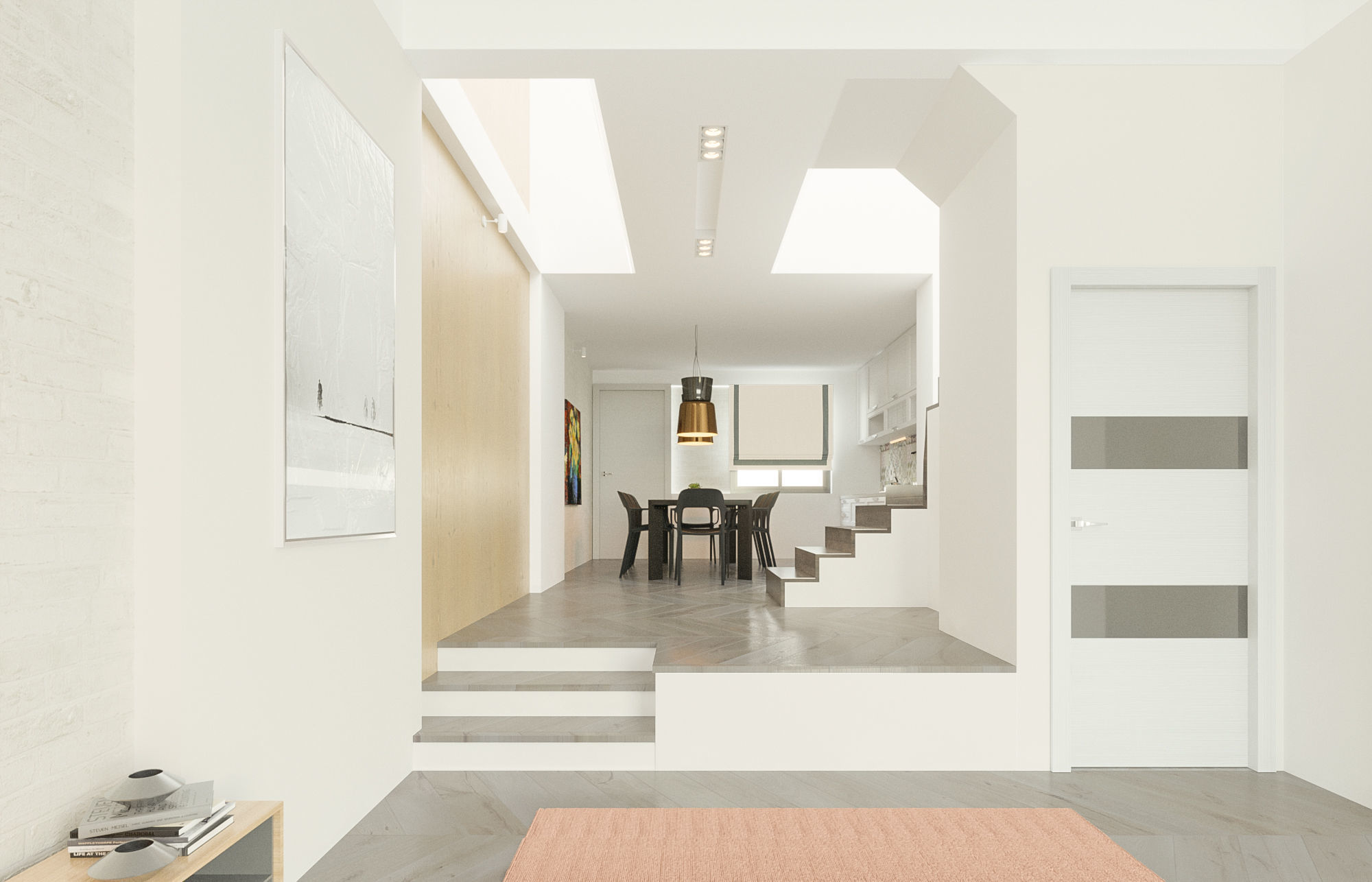Full Apartment Exterior and Interior Scene 3D model 3D model_2