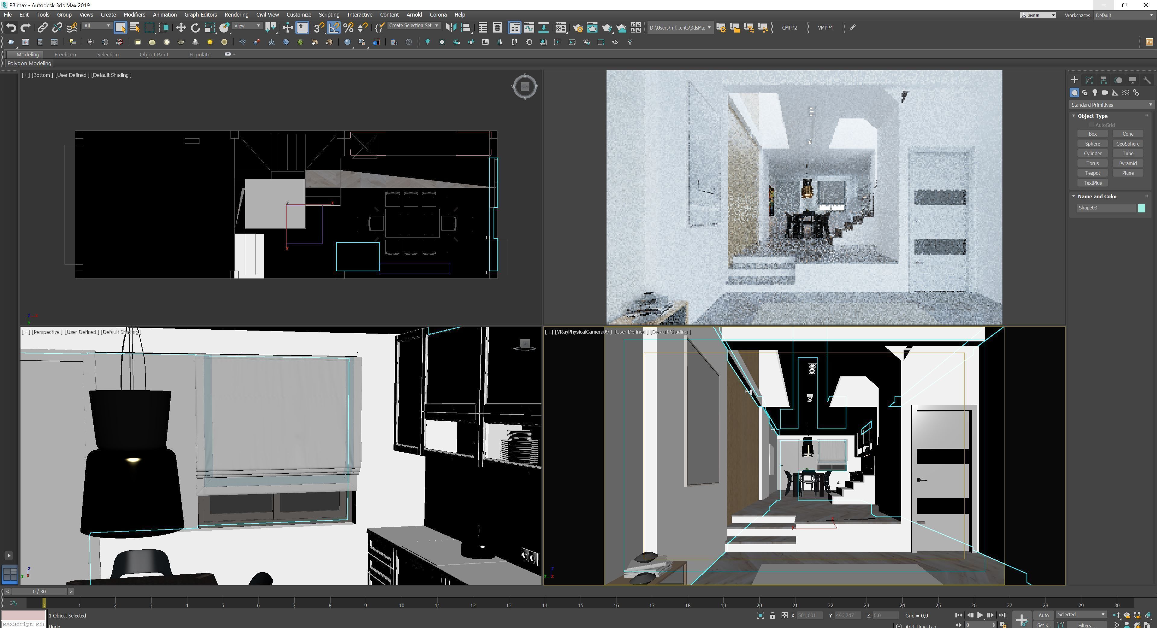 Full Apartment Exterior and Interior Scene 3D model 3D model_11