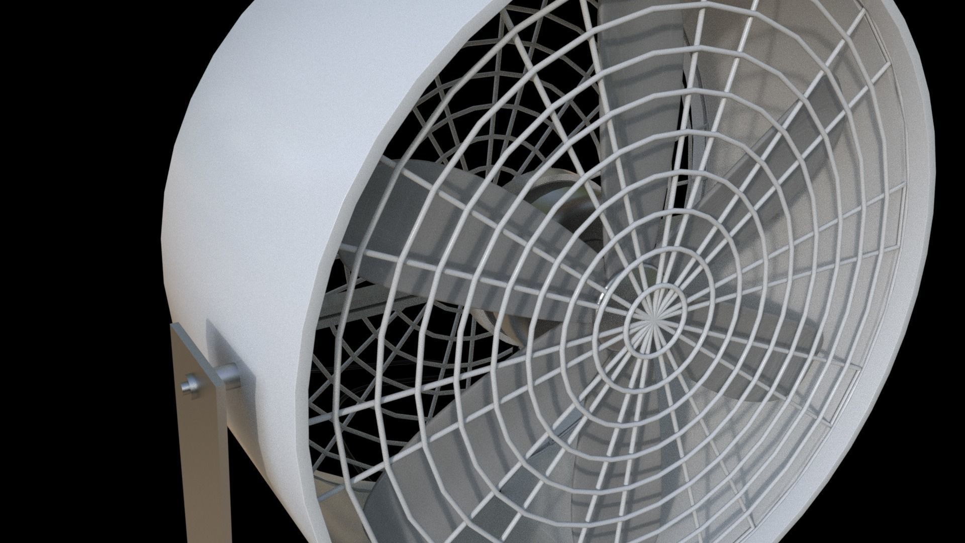 Table Fan 3D Model 3D model_1