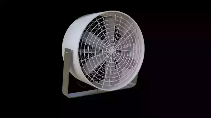 Table Fan 3D Model
