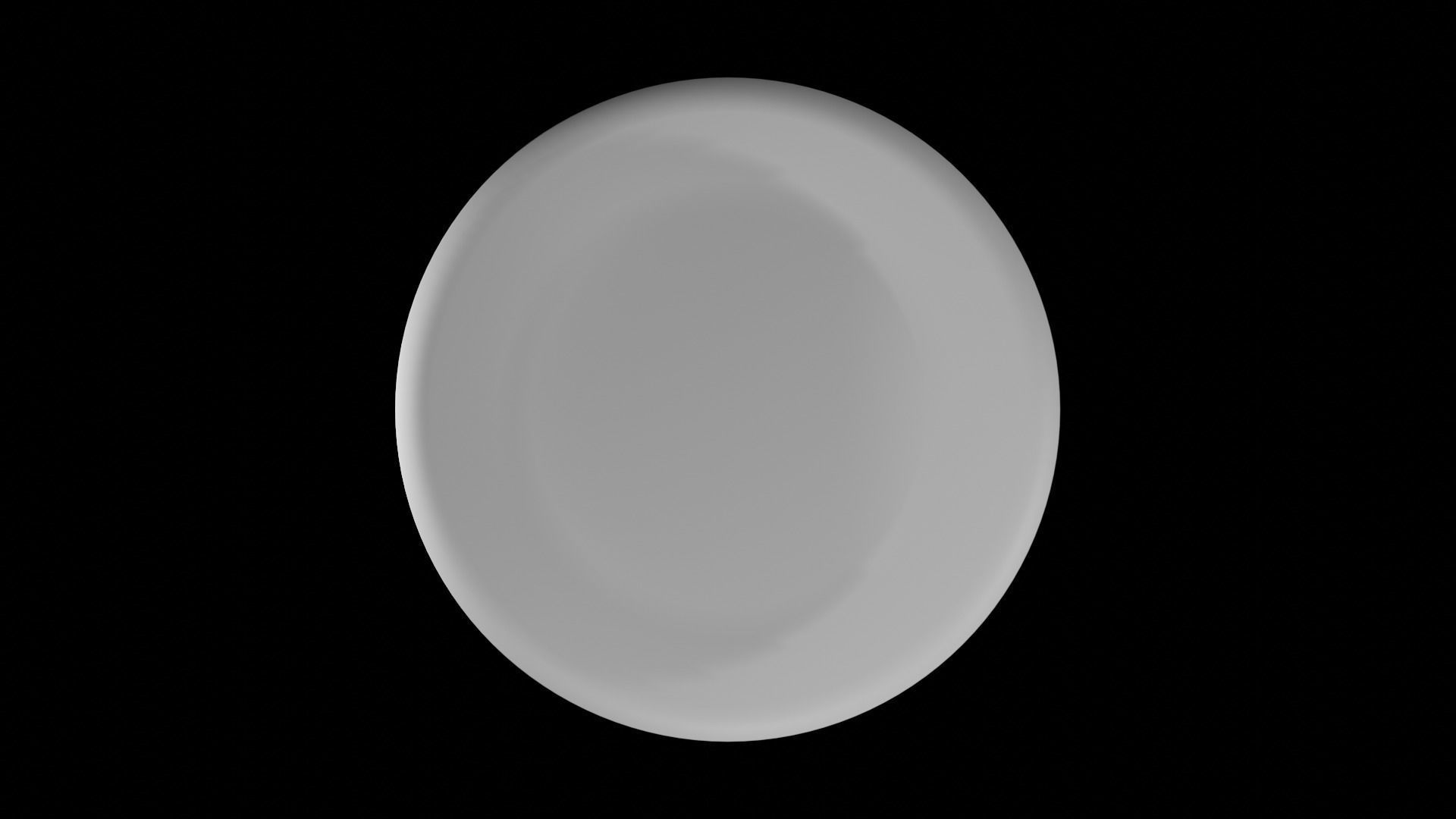 White Plate 3D model_3