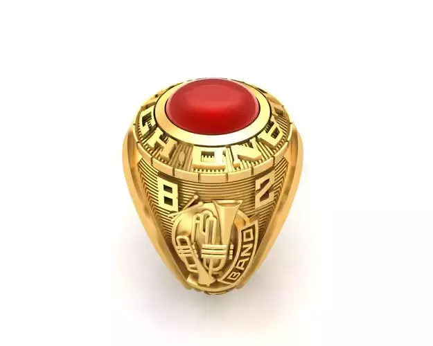 USA Ring 3d Printing model