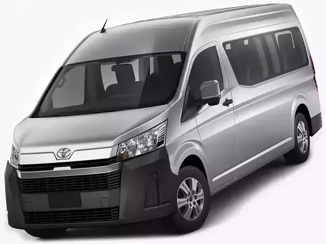 Toyota Hiace Commuter Bus SLWB 2020 3D model