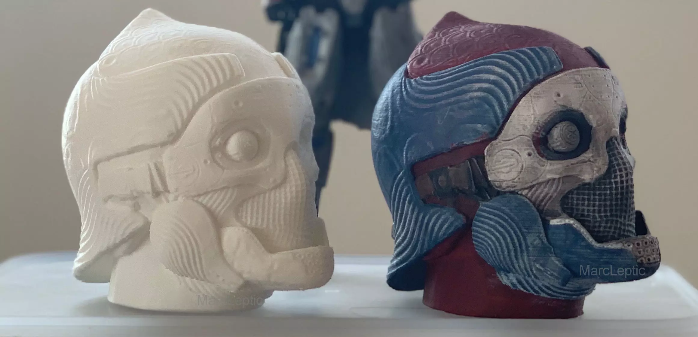 Destiny 2 Titan One Eyed Mask 3D Print OEM 3D print model_0