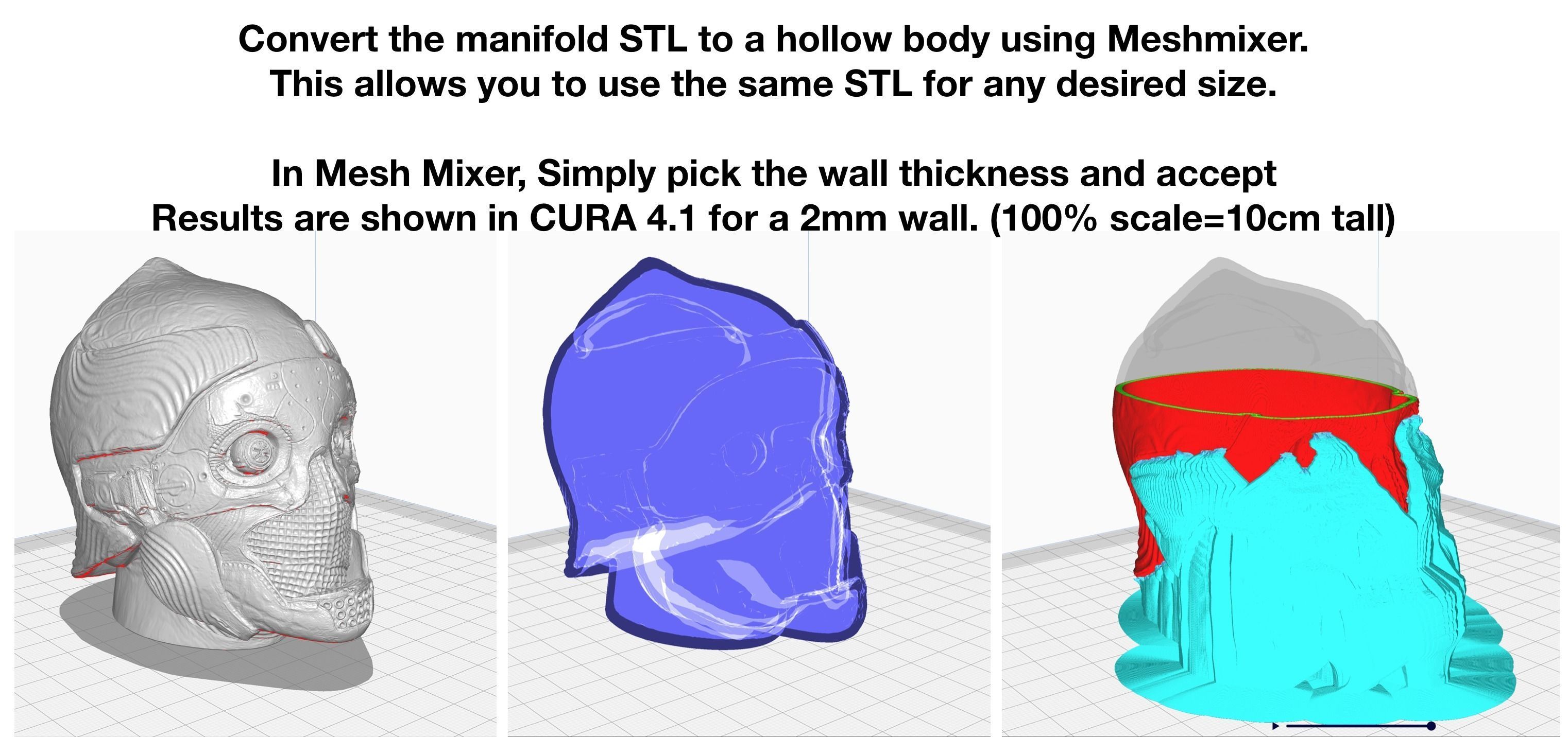 Destiny 2 Titan One Eyed Mask 3D Print OEM 3D print model_7