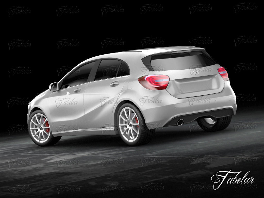 Mercedes A class w176 3D model_1